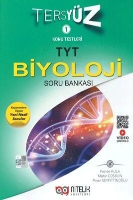 TYT Biyoloji Tersyüz Soru Bankası Nitelik Yayınları ürün görseli 1