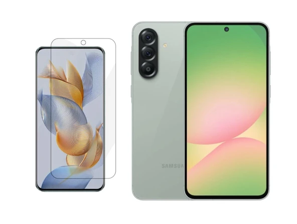 Samsung Galaxy A57 ile Uyumlu HD Şeffaf 9H Nano Ekran Koruyucu ürün görseli 1