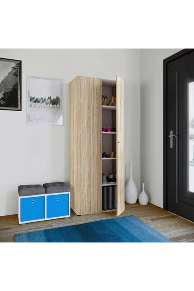 Tdesigno İlza Ayakkabılık - Çok Amaçlı Dolap - Kiler Dolabı - 80 cm ürün görseli 1