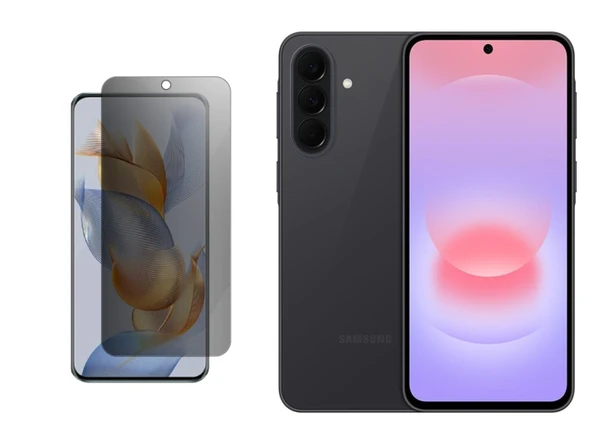 Samsung Galaxy A37 ile Uyumlu Mat Hayalet (Privacy) 9H Kırılmaz Nano Ekran Koruyucu ürün görseli 1