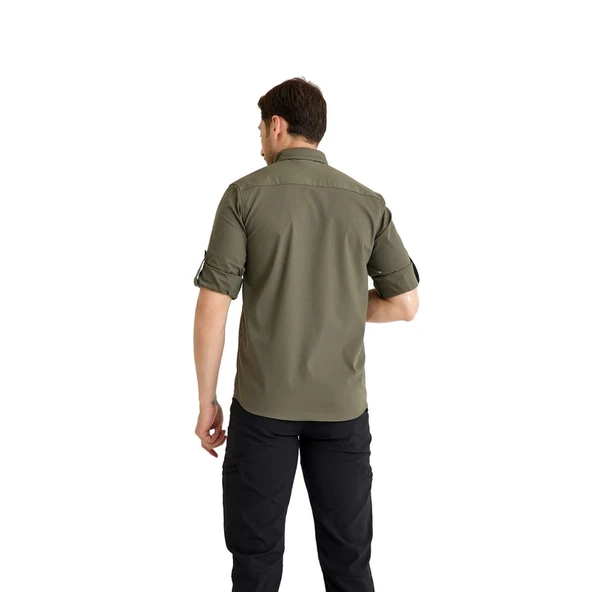 Q&Steinbock Sithonia Man Shirt Haki - Resim 2