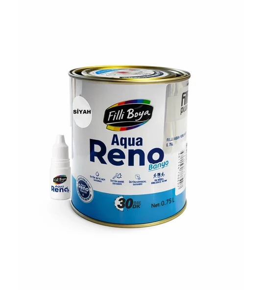 Filli Boya Aqua Reno Banyo Siyah 0.75 Lt ürün görseli 1