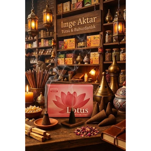 Darshan Lotus Konik Tütsü 10 Adet ürün görseli 1