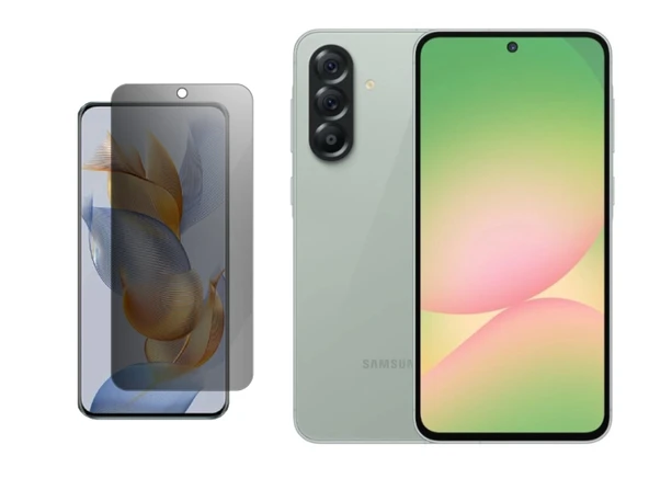 Samsung Galaxy A57 ile Uyumlu Mat Hayalet (Privacy) 9H Kırılmaz Nano Ekran Koruyucu ürün görseli 1