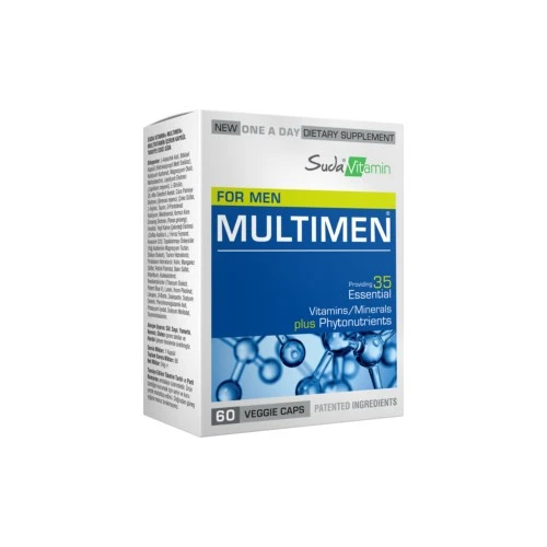 Suda Vitamin Multimen For Men Multivitamin 60 Bitkisel Kapsül ürün görseli 1