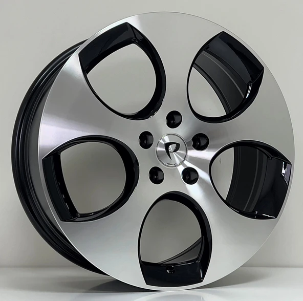 7X16 BK-029 5X112 ET42 57.1 BLACK MACHNED XL ürün görseli 1