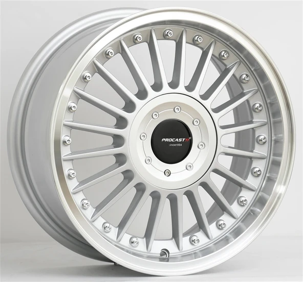 6.5X15 PRO-2043 4X100 ET30 73.1 SILVER+LIP MACHINED ürün görseli 1
