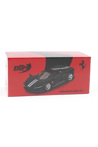BBR Ferrari SP3 Daytona Siyah 1/64 Model Araba - Resim 3