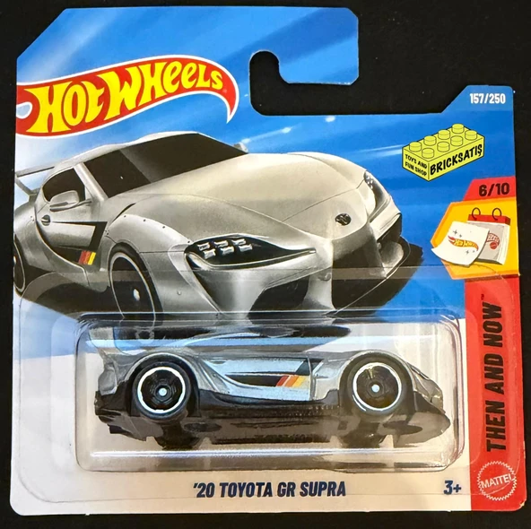 Hot Wheels Tekli Arabalar '20 Toyota GR Supra JJK04 (Then And Now) ürün görseli 1