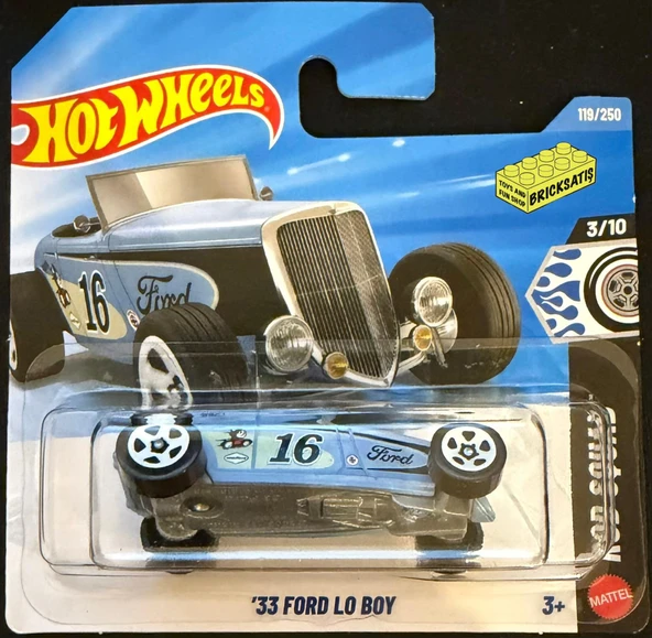 Hot Wheels Tekli Arabalar '33 Ford Lo Boy JJJ76 (Rod Squad) ürün görseli 1