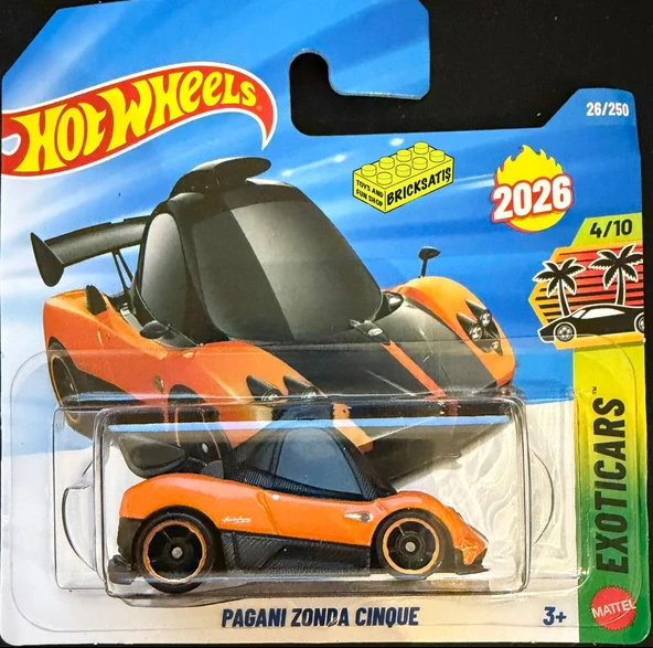 PTTAVM: Hot Wheels Tekli Arabalar Pagani Zonda Cinque JJK75