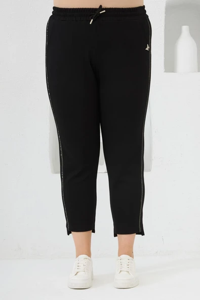 1833 RMG XXL PANTOLON ŞERİT TAŞLI ürün görseli 1