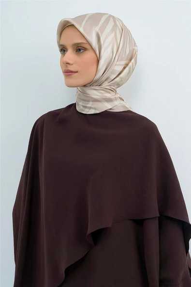 9550 ARMİNE SAF İPEK EŞARP - Resim 2