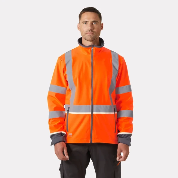 Helly Hansen UC-ME Softshell Jacket 74055 Reflektörlü İş Montu - Resim 2