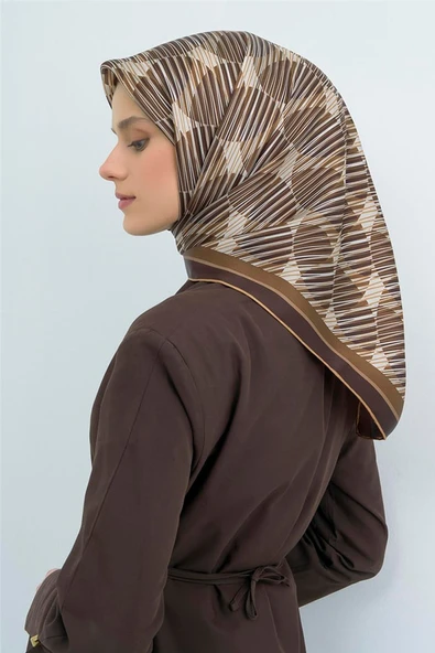 9533 ARMİNE SAF İPEK EŞARP - Resim 8