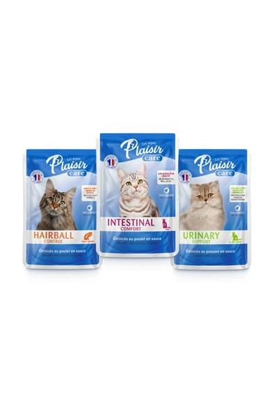 Plaisir Care Urinary Balıklı İdrar Yolu Sağlığı Destekleyici Yetişkin Kedi Konservesi 85gr ürün görseli 1
