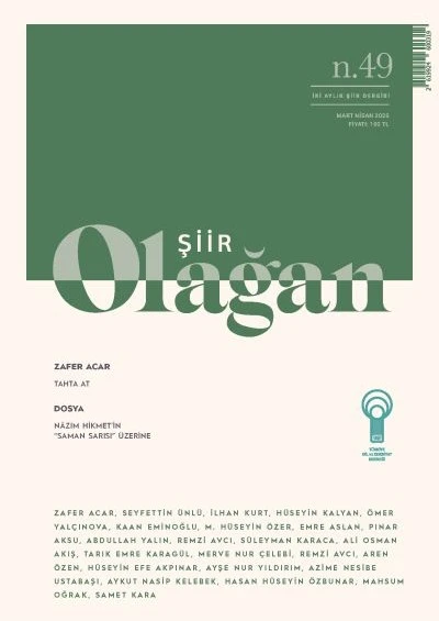 Olağan Şiir Dergi 49.Sayı Mart-Nisan 2026 ürün görseli 1