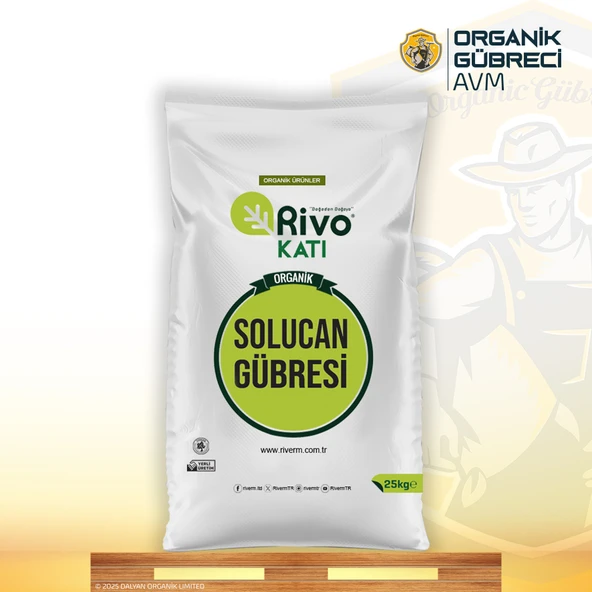 Rivo Katı Solucan Gübresi (25 Kg'lik Çuvalda) ürün görseli 1