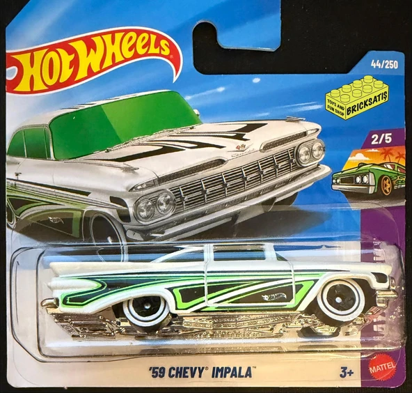 Hot Wheels Tekli Arabalar '59 Chevy impala JJK81 (Layin' Low) ürün görseli 1