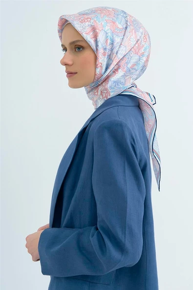 9508 ARMİNE SAF İPEK EŞARP - Resim 8