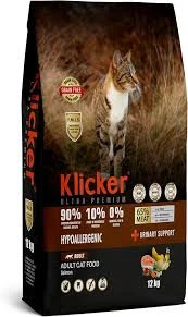 Klicker Tahılsız Yetişkin Kedi Maması Somonlu 12kg ürün görseli 1