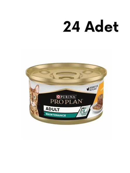 Pro Plan Tavuklu Yetişkin Kedi Konservesi 85grX24 Adet ürün görseli 1