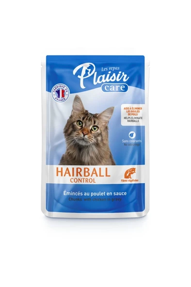 Plaisir Care Hairball Tavuklu Tüy Yumağı Önleyici Yetişkin Kedi Konservesi 85gr ürün görseli 1
