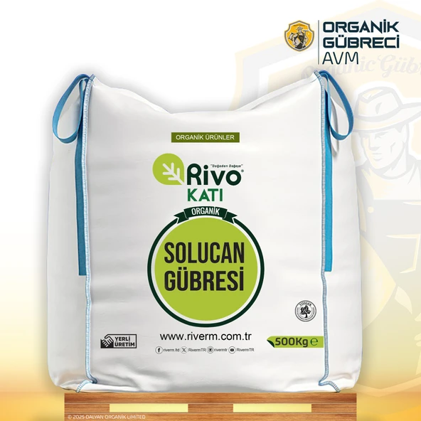 Rivo Katı Solucan Gübresi (500 Kg'lik Büyük Çuvalda) ürün görseli 1