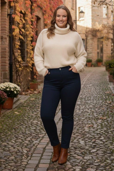 1547 RMG XXL PAMUK PANTOLON ürün görseli 1