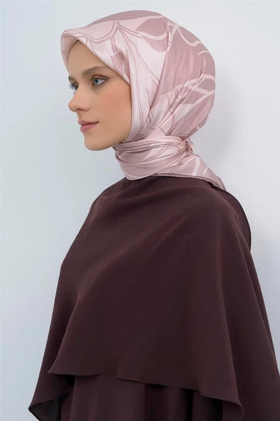 9553 ARMİNE SAF İPEK EŞARP - Resim 5