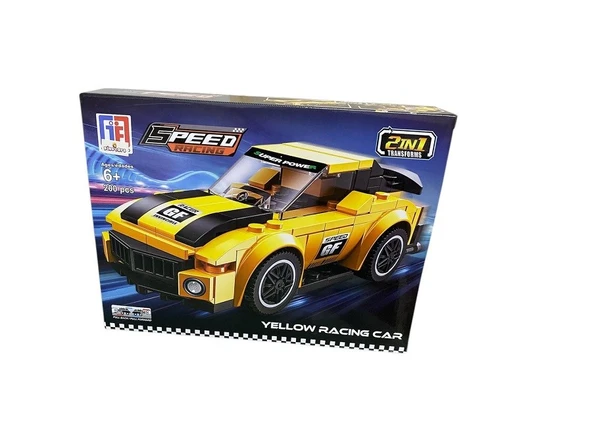 200 Parça 2 in 1 Transformer Araba Lego  1403 ürün görseli 1