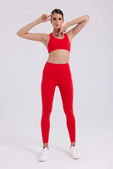 Seamlesstance Soul Space Halter Crop Top - Resim 3