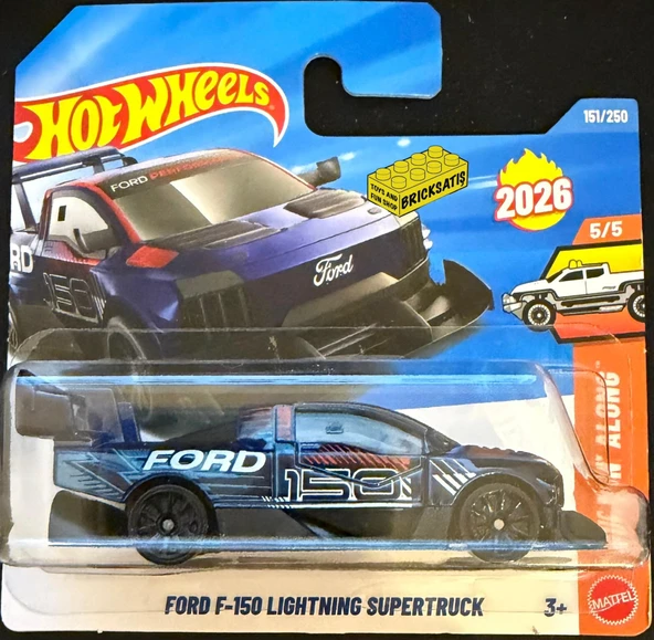 Hot Wheels Tekli Arabalar Ford F-150 Lightning Supertruck JJH52 (Truckin' Along) ürün görseli 1