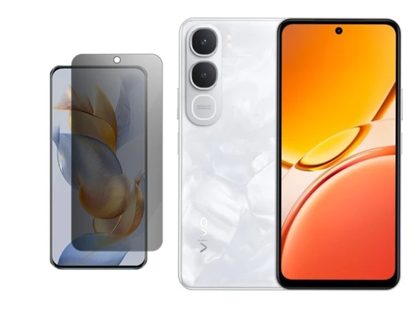 Vivo Y31 5G ile Uyumlu Mat Hayalet (Privacy) 9H Kırılmaz Nano Ekran Koruyucu ürün görseli 1