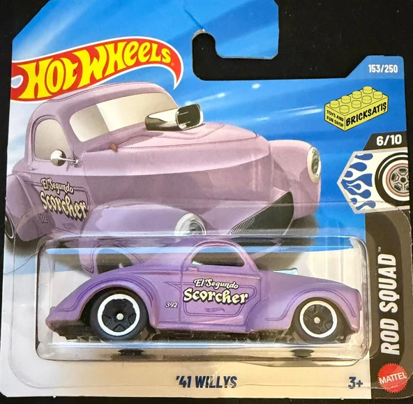 Hot Wheels Tekli Arabalar '41 Willys JJK01 (Rod Squad) ürün görseli 1