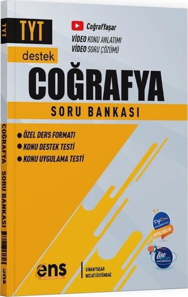 TYT Coğrafya Destek Soru Bankası ENS Yayıncılık ürün görseli 1