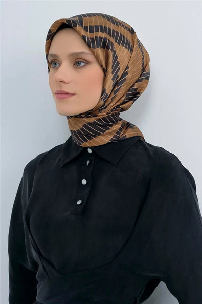 9525 ARMİNE SAF İPEK EŞARP - Resim 8