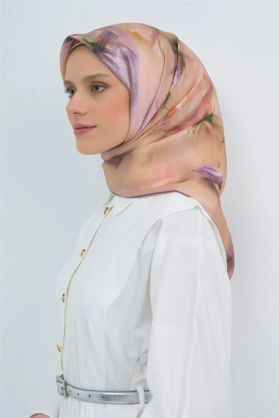 9515 ARMİNE SAF İPEK EŞARP ürün görseli 1