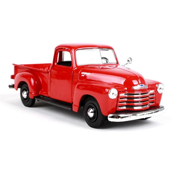 Maisto 1950 Chevrolet 3100 PickUp 1:24 Kırmızı Model Araba ürün görseli 1