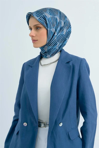 9533 ARMİNE SAF İPEK EŞARP - Resim 5