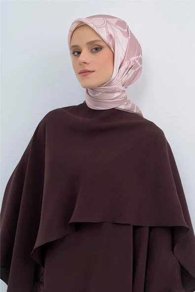 9553 ARMİNE SAF İPEK EŞARP - Resim 2