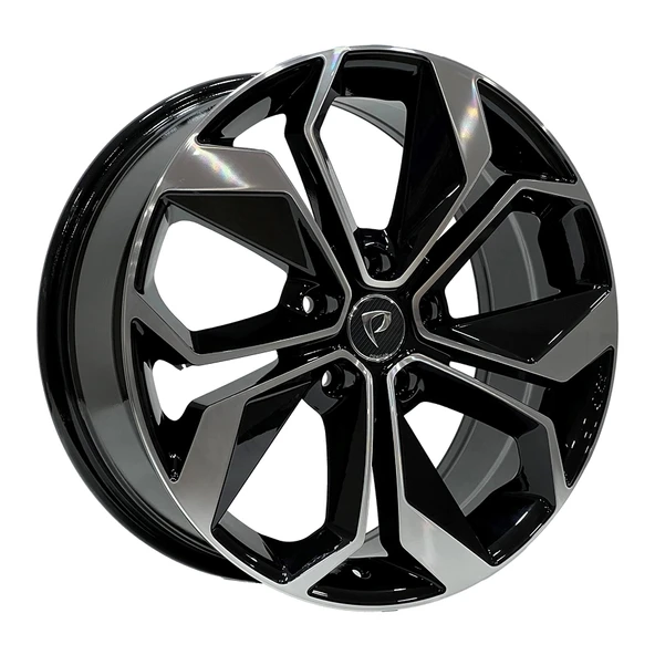 7.5X18 BK-5168 5X114.3 ET45 66.1 BLACK MACHINED XL ürün görseli 1