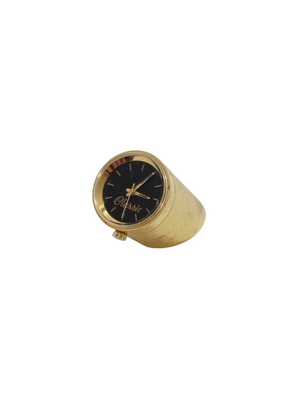Classic Antika Kağıt Ağırlığı Kurmalı Masa Saati 31mm ürün görseli 1