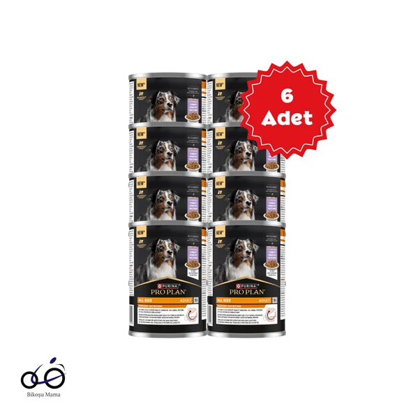 Pro Plan Jöle İçinde Hindili Yetişkin Köpek Konservesi 400grX6 Adet ürün görseli 1