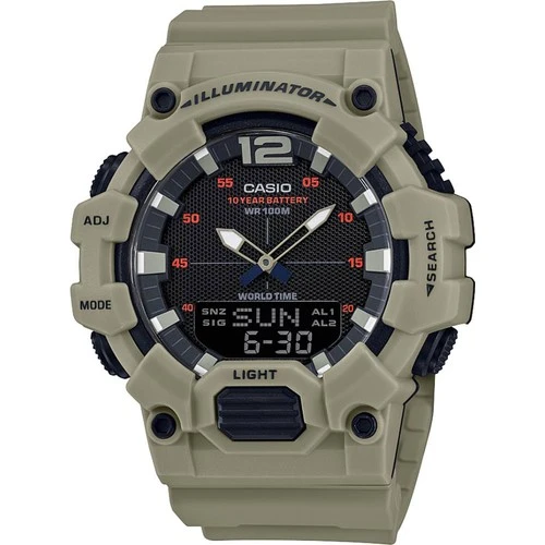 Casio HDC-700-3A3VDF Quartz Silikon Kordon Yeşil 10 ATM 49 mm Erkek Kol Saati ürün görseli 1