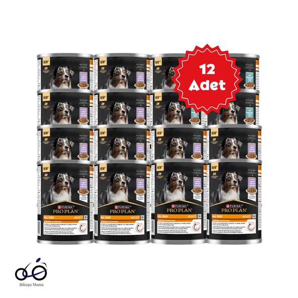 Pro Plan Jöle İçinde Hindili Yetişkin Köpek Konservesi 400grX12 Adet ürün görseli 1