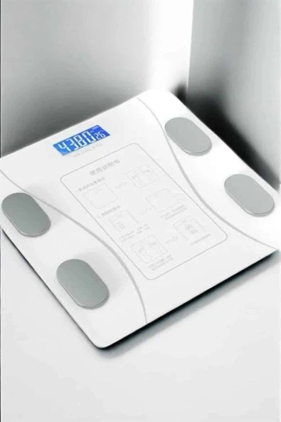Tartı Baskül Dijital Elektronik Tartı Vücut Analiz Wifi Akıllı Yağ Ölçer ürün görseli 1