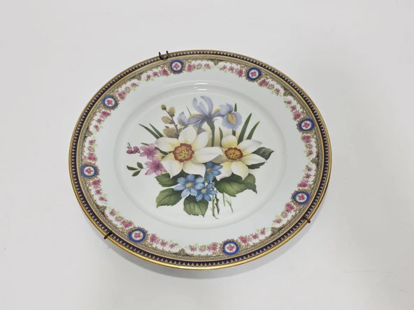 Leclair Limoges Çiçek Desenli Porselen Tabak 26cm ürün görseli 1