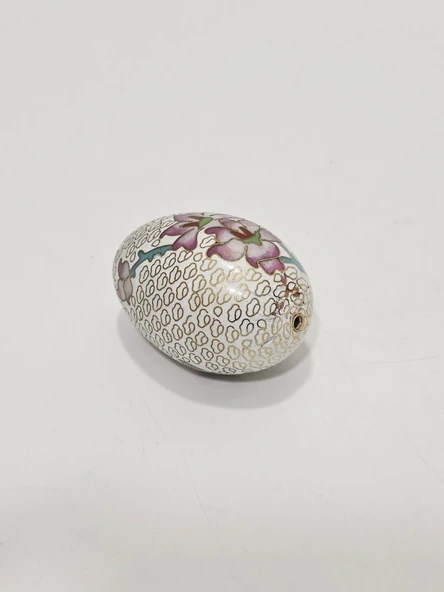 Cloisonne Mineli Dekoratif Yumurta 6,5cm - Resim 3