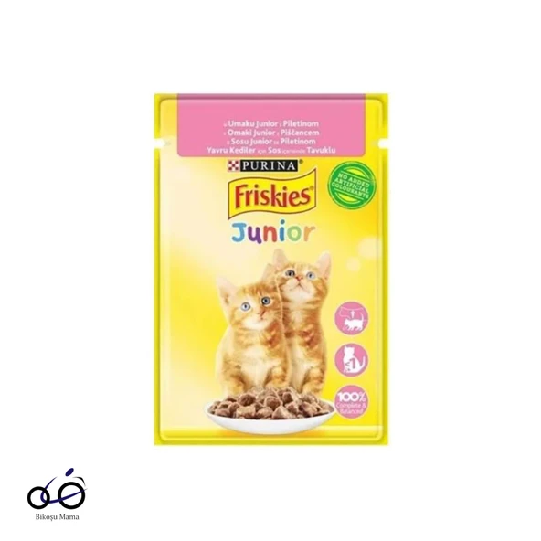 Friskies Pouch Tavuklu Yavru Kedi Yaş Maması 26X85gr ürün görseli 1